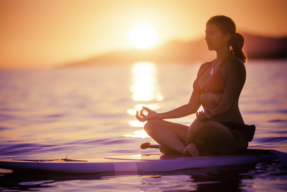 paddleboard yoga